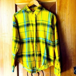 Nordstrom BP. Plaid Top